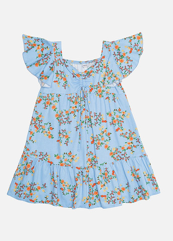 Голубое платье для девочки цвет голубой цб-00217658 Mevis (259465645)