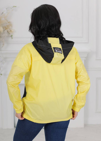 Жовта жіноча вітрівка жовтого кольору 421017 New Trend