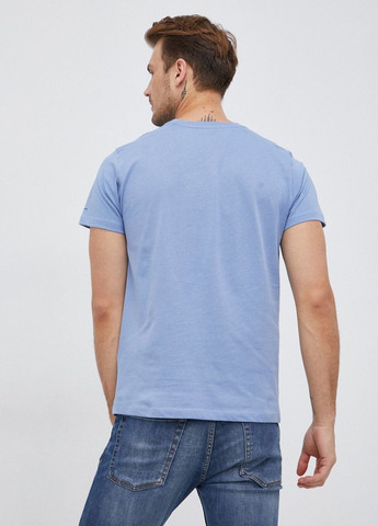 Голубая футболка Pepe Jeans