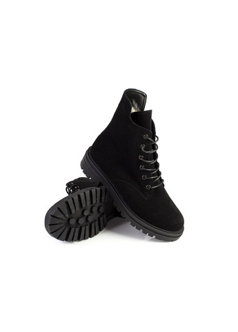 Зимние ботинки женские бренда 8501077_(1) ModaMilano из натуральной замши