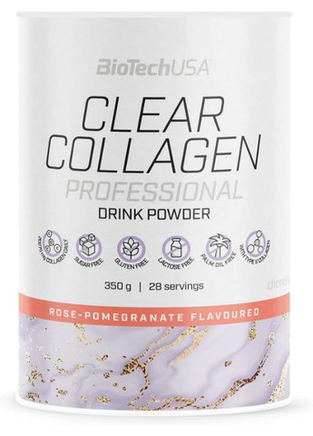 Clear Collagen Professional 350 g /28 servings/ Rose Pomegranate Biotechusa (267724857)