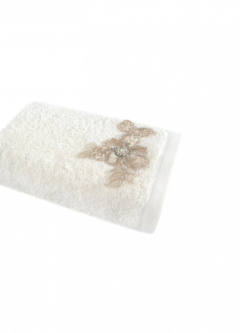 Irya полотенце wedding - pearly ekru молочный 50*90 орнамент молочный производство - Турция