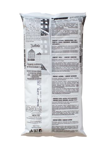 Вологі серветки Comfort для чищення шкіряних виробів 32 шт Luba (259811877)