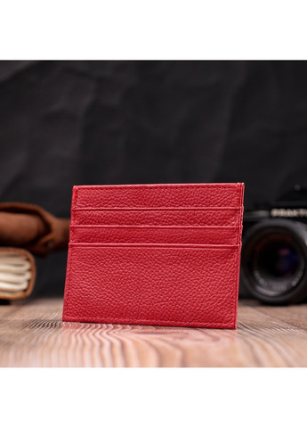 Яркий кард-кейс из натуральной кожи 22445 Красный st leather (277980420)