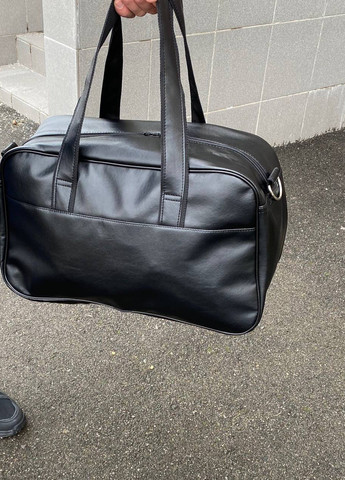 Сумка через плечо спортивная дорожная повседневная черная экокожа универсальная модель Perla No Brand (258330399)