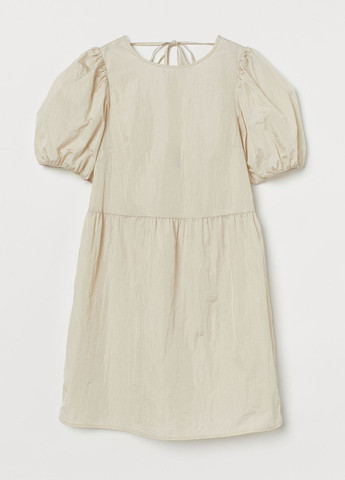 Молочна кежуал плаття, сукня H&M однотонна