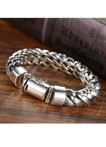 Мужской серебряный браслет Кардинал от Zasluha No Brand (259139015)