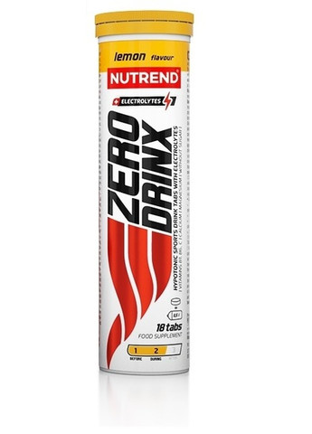 Zero Drinx 18 effervescent tabs Lemon Nutrend (257342449)