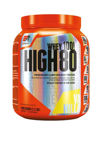 Протеин High Whey 80 1000 g (Vanilla) Extrifit (263684430)