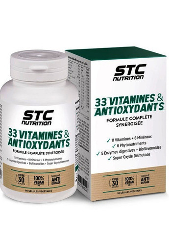 33 VITAMINES & ANTIOXYDANTS® 90 Caps STC Nutrition (258498955)