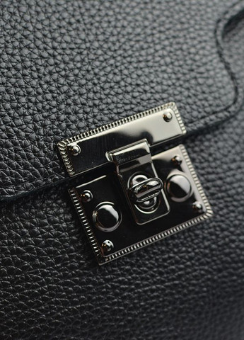 Чорна шкіряна овальна маленька сумка крос-боді через плече, міні сумочка з натуральної шкіри Serebro (266623593)
