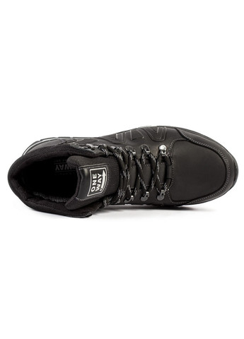 Черные зимние ботинки мужские бренда 9500822_(1) One Way