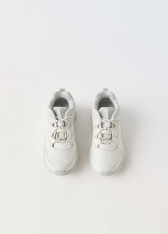 Белые демисезонные кроссовки для девочки 9242 35 22,3см белый 70019 Zara