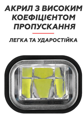 Ліхтарик для велосипеда з акумулятором / велофара / YQ-QD400LM 8726 Чорний 64997 Rockbros (258053936)