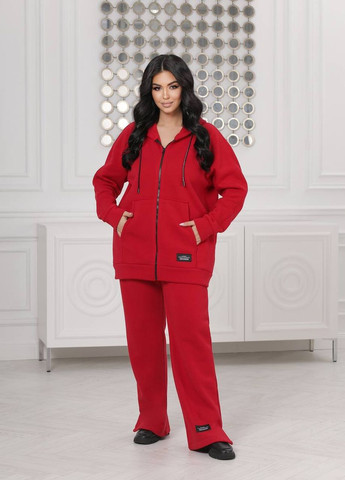 Женский прогулочный костюм двойка цвет красный р.50/52 446882 New Trend (271557858)