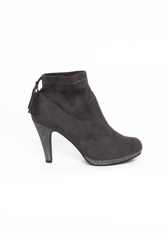 Темно-серые ботильони,темно-серий, Marville