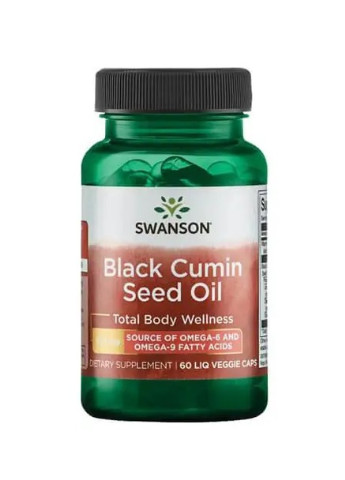 Black Cumin Seed Oil 500 mg 60 Caps Swanson (256724676)