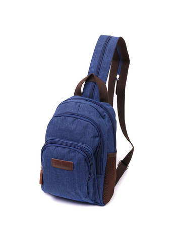 Надійний рюкзак з поліестру з великою кількістю кишень 22146 Синій Vintage (267925284)