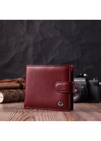 Женский практичный бумажник из натуральной кожи 22554 Бордовый st leather (278001063)