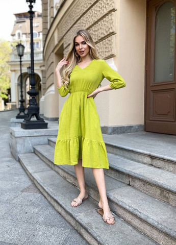Зеленое повседневный платье муслиновое LeVi
