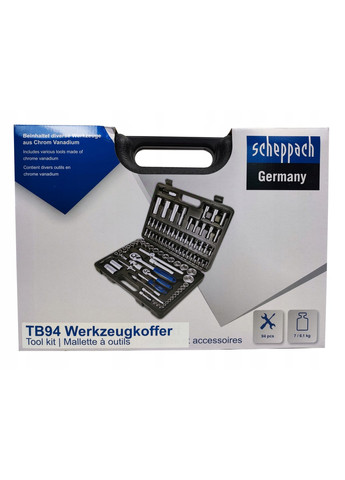 Набір інструментів TB94 Scheppach (260063401)