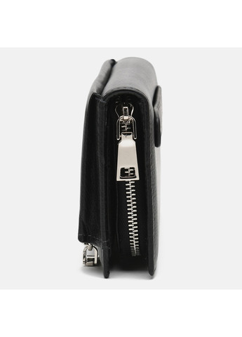 Клатч мужской кожаный черный Ricco Grande 08109 на магните HandyCover (259942916)