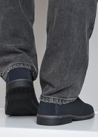 Туфлі чоловічі темно-синього кольору Let's Shop (260416058)