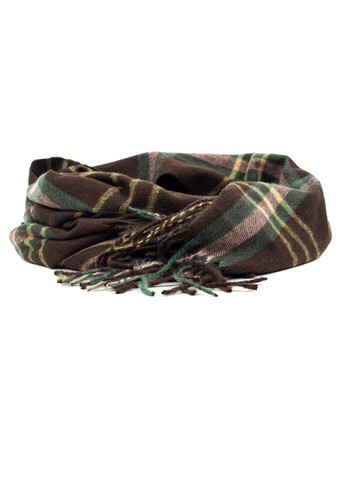 Жіночий шарф з бахромою, коричневий Corze j10br (269449235)