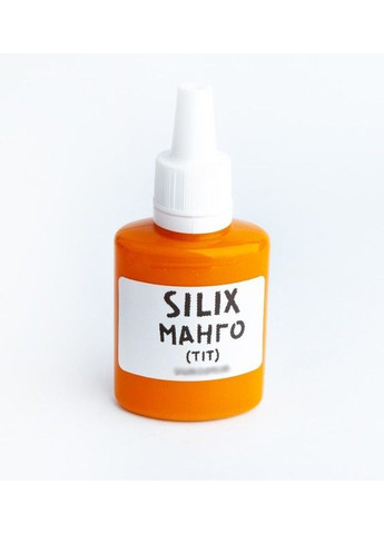 Классическая краска для изготовления силиконовых приманок цвет - Манго (TIT) 30 мл. SILIX (264661451)
