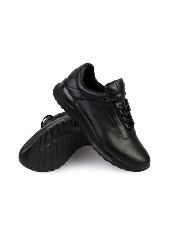 Черные демисезонные кроссовки мужские бренда 9200367_(1) ModaMilano