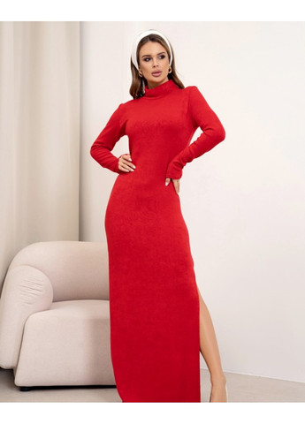 Червона повсякденний сукня 14369 червоний ISSA PLUS