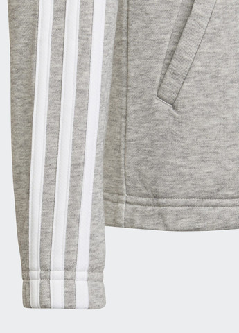 Сіра літня толстовка essentials 3-stripes adidas