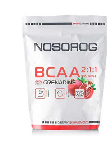 BCAA 2:1:1 400 g /72 servings/ Grenadine Nosorog Nutrition (256726044)