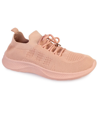 Розовые демисезонные кроссовки женские бренда 8200177_(4) Stilli