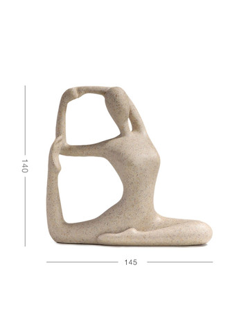 Статуетка "Йога", 14,5х5,5х14 см MVM (270965590)