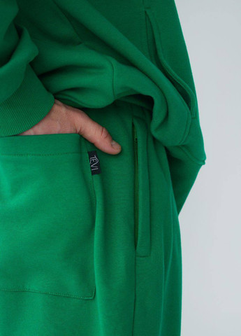 Зеленый демисезонный костюм брючный Garna