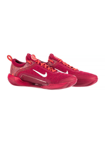 Бордовые демисезонные кроссовки zoom court nxt cly Nike