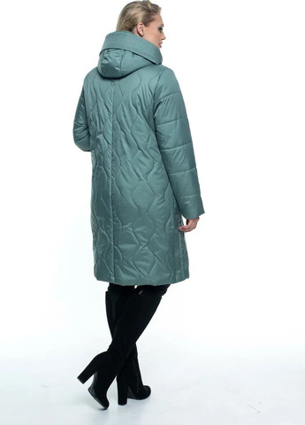 Мятная демисезонная демисезонная женская куртка DIMODA Жіноча куртка від українського виробника