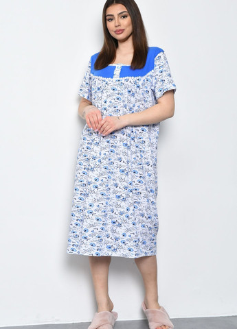 Ночная рубашка женская синего цвета Let's Shop (273901374)