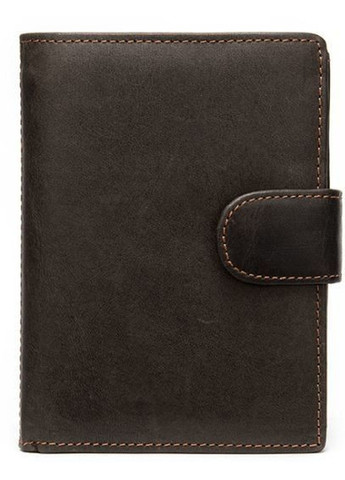 Мужской тёмно-коричневый кошелёк из натуральной кожи 14925 Vintage (262522745)