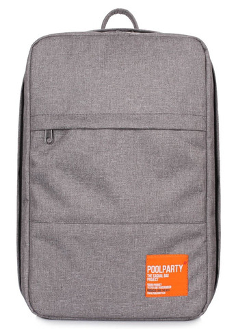 Рюкзак для ручного багажного пулучного центру сірий PoolParty (262892067)