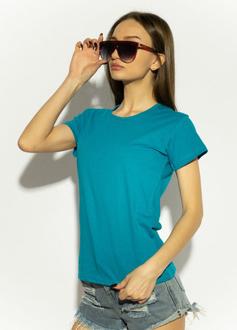 Бірюзова літня футболка жіноча (бірюзовий) Time of Style
