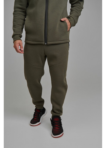 Спортивні штани чоловічі осінь зима на флісі MILITARY хакі Handy Wear (276963184)