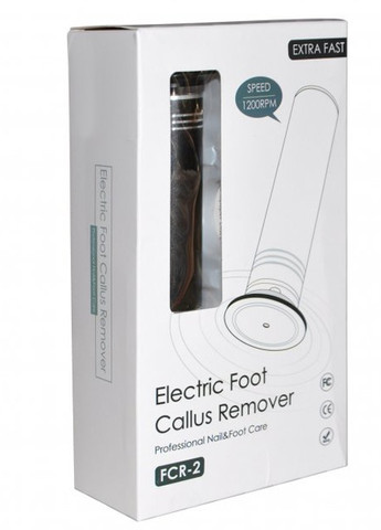 Профессиональная электрическая пилка для педикюра Callus Remover Electric foot callus remover черная Black Owl fcr-2 (258264356)