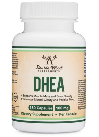 ДГЕА Double Wood DHEA 100 mg, 180 caps Double Wood Supplements (263348347)