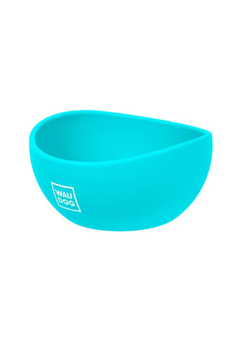 Силиконовая миска тарелка посуда с устойчивым дном для животных котов собак 250 мл 125 мм (474725-Prob) Голубая Unbranded (259518333)