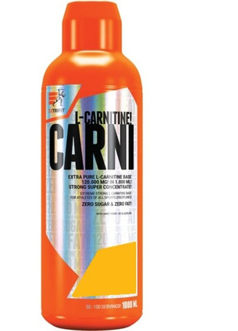 Carni Liquid 120000 1000 ml /100 servings/ Wild Strawberry & Mint Extrifit (258498810)