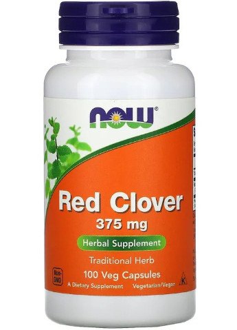 Red Clover 375 mg 100 Veg Caps Now Foods (256722837)
