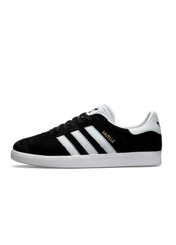 Черно-белые демисезонные кроссовки мужские, вьетнам No Brand Originals M Gazelle Black White