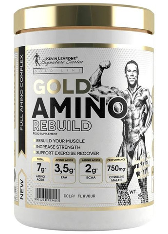 Аминокислотный комплекс Gold Amino Rebuild 400 g (Citrus - Peach) Kevin Levrone (268830839)